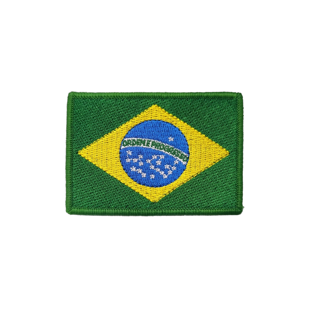 Bandeira Do Brasil Bordada