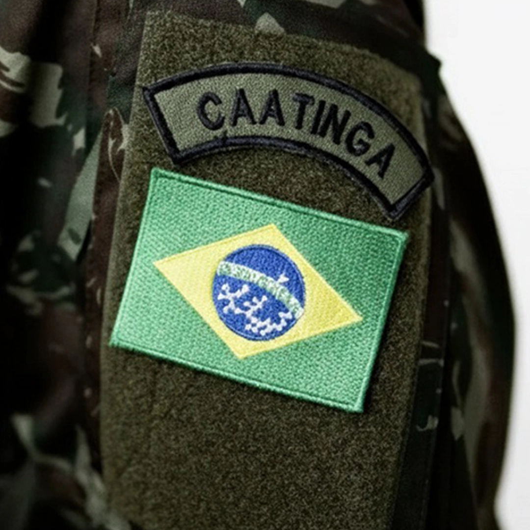 Bandeira Do Brasil Bordada - Imagem 2